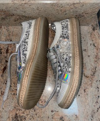 Syssi Scarpe Argento/Bianco Tg 35