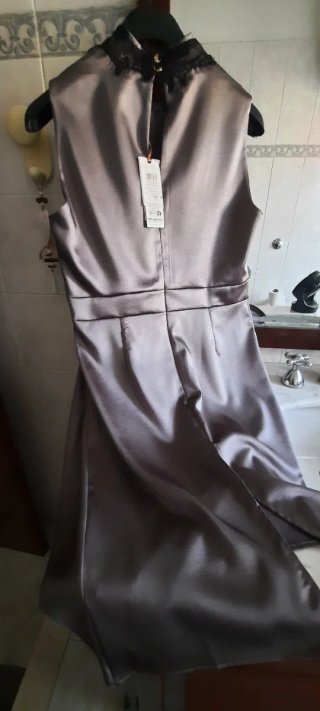 Vestito Rinascimento Grigio Perla Tg. XL