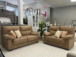 Conjunto Sofás 3+2 plazas Tela