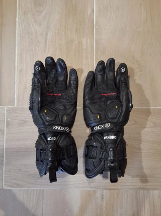 Guantes Moto Knox Handroid Negros