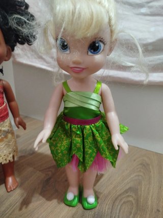 Set di tre bambole Disney: Pocahontas, Moana e Trilli