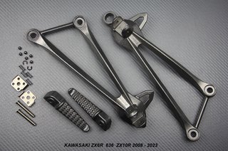 Estriberas traseras KAWASAKI ZX6R / 636 / ZX10R 08