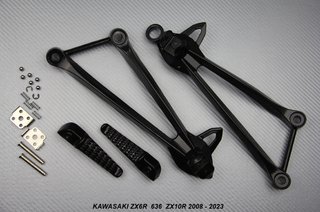 Estriberas traseras KAWASAKI ZX6R / 636 / ZX10R 08