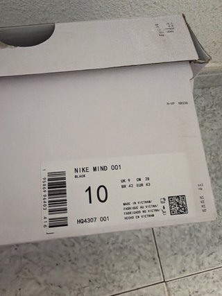 Chanclas Nike mind 001 color negro