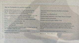 iMac 27 5K (2017) Plata - Muy poco uso