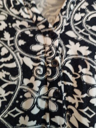 Vestido estampado manga corta