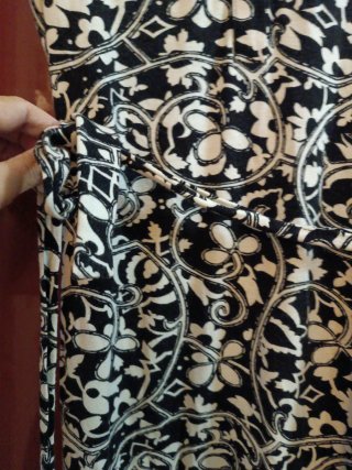 Vestido estampado manga corta