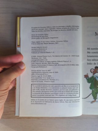 Mi nombre es Stilton, Geronimo Stilton