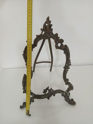 Antico Cavalletto Porta Foto Barocco Ottone