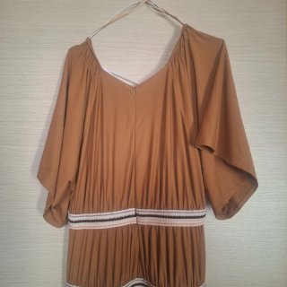 Vestito lungo Zara marrone
