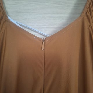 Vestito lungo Zara marrone