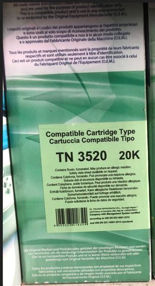 TN3520 TN-3520 Toner nero compatibile Brother