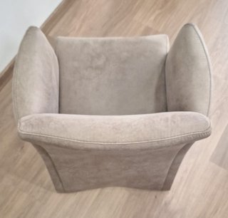 Sillón Individual Piel Beige