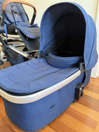 Cochecito Joolz azul pack completo con capazo