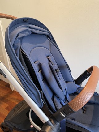 Cochecito Joolz azul pack completo con capazo