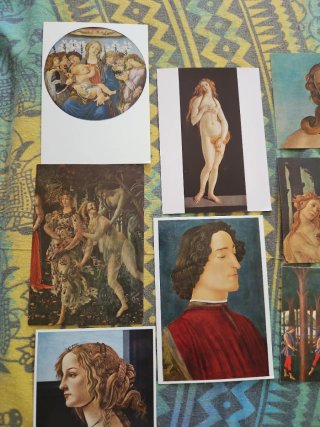 Lote 8 Postales Sandro Botticelli