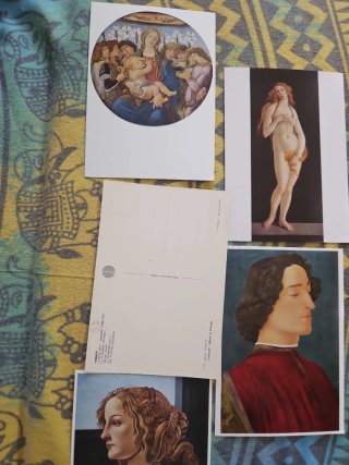 Lote 8 Postales Sandro Botticelli