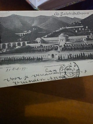 LAST PRICE Cartolina Genova 1899