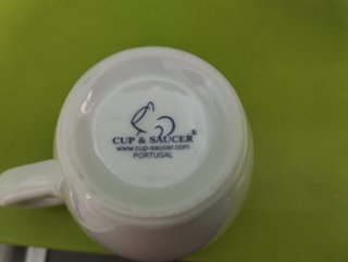 Juego de tazas de café modernas