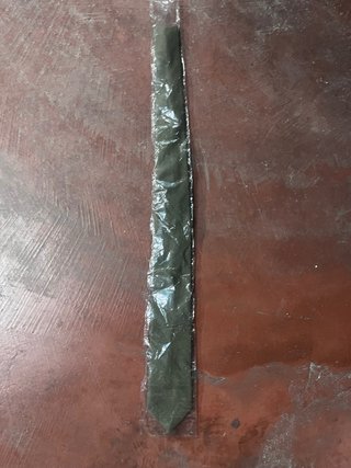 Corbata verde oliva
