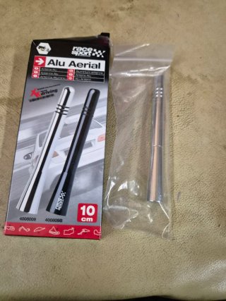 Antena techo en aluminio Race Sport 10cm