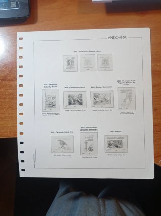 Suplemento Sellos Andorra 2005