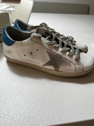 Golden Goose Superstar Donna Bianche Azzurre