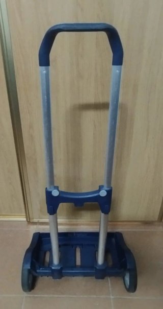 Carro mochila escolar azul