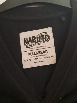 Camiseta Naruto Uchiha Itachi Negra