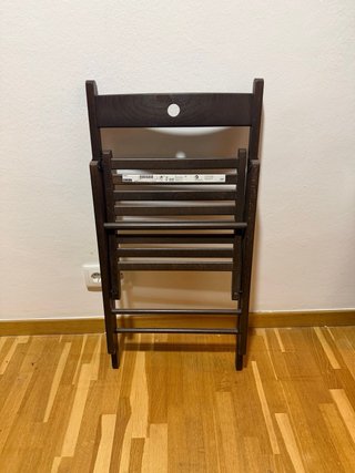 Silla plegable madera IKEA