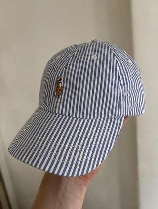 Gorra Polo Ralph Lauren Rayas Azul/Blanco