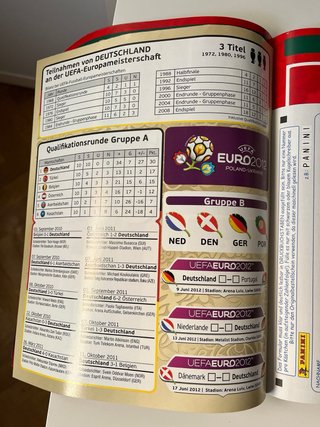 Álbum Euro 2012 edición alemana. Panini. Nuevo