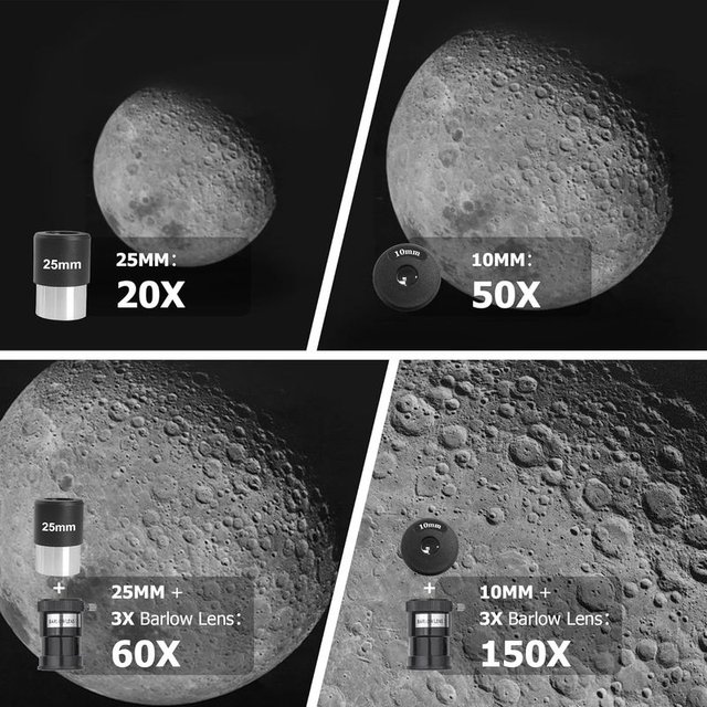 Telescópio YENGUAN 80500 azul para iniciantes