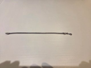 Collar cadena redonda plata ley 925 hombre