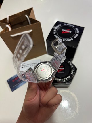 Reloj Casio G-Shock Transparente Azul