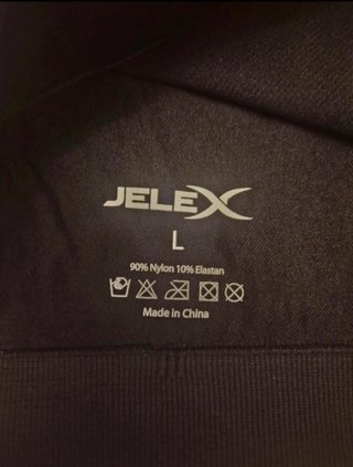 Top Deportivo JELEX Negro Seamless Talla Única