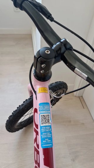Bicicleta Orbea MX16 Rosa 16 pulgadas