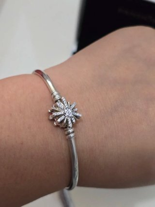 Pulsera Pandora Plata con Circonitas