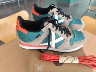 Zapatillas Munich Marrones y Verdes Talla 42
