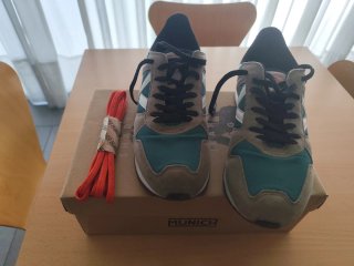 Zapatillas Munich Marrones y Verdes Talla 42
