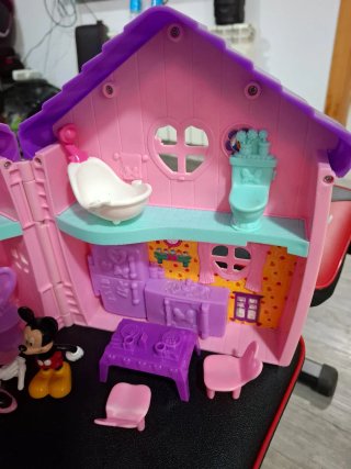 Casa de Muñecas Plegable Minnie y Mickey Mouse