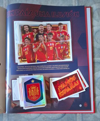 ALBUM CROMOS ESPAÑA 2026 COMPLETO