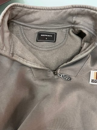 Sudadera Nude Project Quarter Zip Marrón