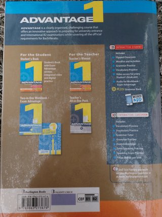 Advantage Student's book. Bachillerato 1.