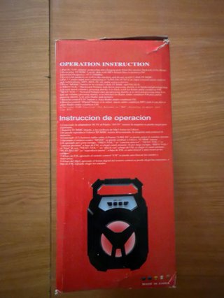 Altavoz JBK-407 FM Radio TF/USB MP3