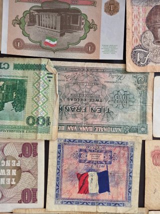 Lote 15 Billetes Europeos
