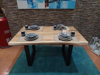 Mesa de Comedor o Cocina Acacia 140cm