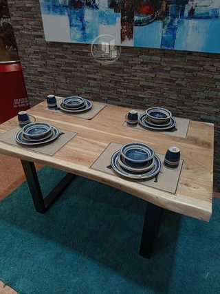 Mesa de Comedor o Cocina Acacia 140cm