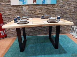 Mesa de Comedor o Cocina Acacia 140cm