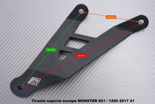 Tirante soporte escape MONSTER 821 / 1200 2017 21